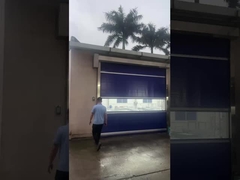 Des portes roulantes industrielles automatiques 2.0m/s Sécurité à grande vitesse pour entrepôts et garages