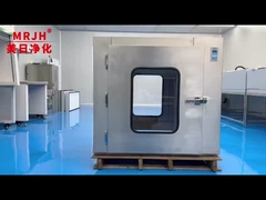 Conforme aux normes GMP 304 boîte de passage en acier inoxydable / porte convexe