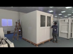 Boîte à bagages à deux portes enduite en poudre anti-corrosion / douche d'air