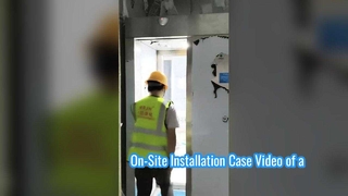 Vidéo de cas d'installation sur site d'un projet de douche à air à grande échelle
