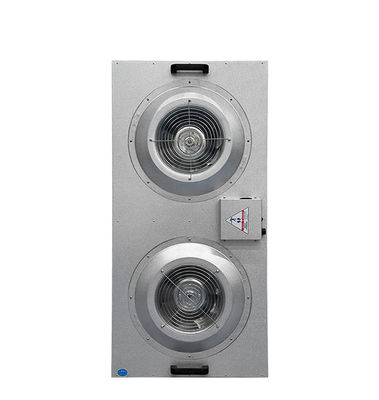 Unité de filtre de ventilateur en acier inoxydable avec une vitesse de l'air HEPA de 0,45 à 0,75 m/s et des dimensions personnalisables pour les salles blanches