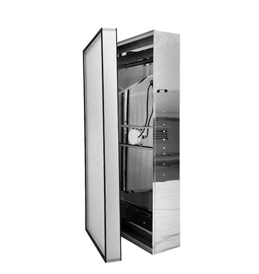 Unité de filtration de ventilateur de haute capacité pour salles blanches médicales et biotechnologiques avec conception modulaire économe en énergie