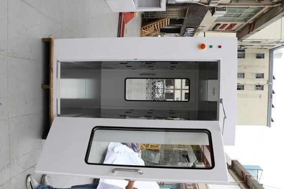 Armoire de douche à air de salle blanche en aluminium en acier revêtu de poudre personnalisable / SUS304