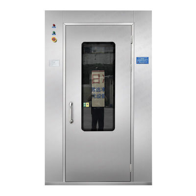 Salle blanche modulaire sans poussière Salle de douche à air avec double soufflage et temps de douche à air réglable