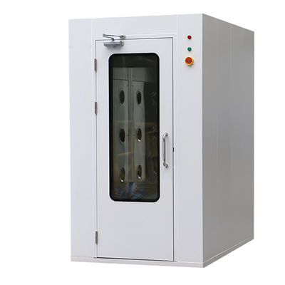 Salle de douche à air AC220V/3P/50Hz avec vitesse du vent de 13-25 M/S et acier enduit de poudre/SUS304 pour la purification médicale pharmaceutique
