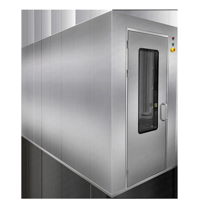 Salle de douche à air en acier inoxydable contrôlée par la vitesse du vent avec puissance de 1800W et temps de douche à air réglable