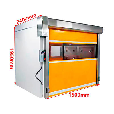 Salle de douche à air de chargement intelligente de 3000 W avec plaque d'acier enduite de SUS304 / poudre et temps de douche à air réglable de 0 à 99 s