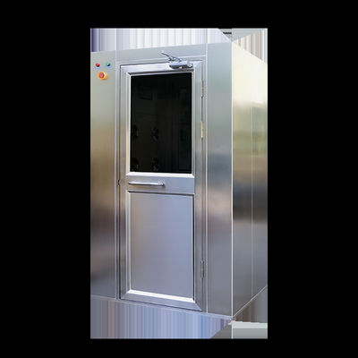 Salle de douche à air intelligent 1500W avec angle de débit d'air à 360° et plaque d'acier recouverte de poudre SUS304/pour la salle blanche