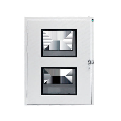 Boîte de passe de salle blanche à verrouillage électronique dynamique GMP personnalisée pour fenêtre de transfert de laboratoire