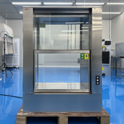 Boîte d'entrée de porte de levage personnalisée en acier inoxydable 304 avec lumière UV pour le contrôle de la contamination des salles blanches