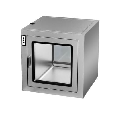 Boîte de passe en acier inoxydable de qualité GMP avec verrouillage électronique pour le transfert en salle blanche