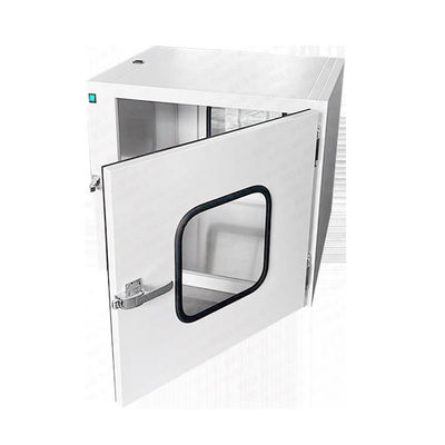 Boîte de passe de salle blanche personnalisable en acier inoxydable avec verrouillage mécanique pour utilisation en laboratoire