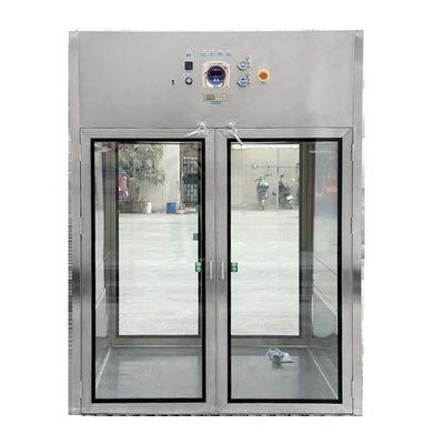 MRJH 304 en acier inoxydable salle blanche personnalisable passer à travers la boîte avec connexion transparente