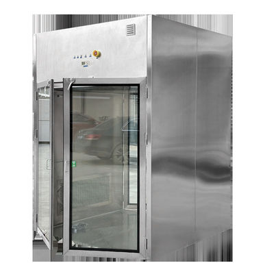 MRJH 304 en acier inoxydable salle blanche personnalisable passer à travers la boîte avec connexion transparente