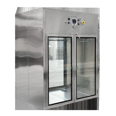MRJH 304 en acier inoxydable salle blanche personnalisable passer à travers la boîte avec connexion transparente