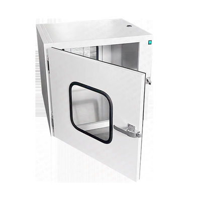 Boîte de passe de salle blanche personnalisable avec verrouillage électronique et mécanique pour une fenêtre de transfert sécurisée