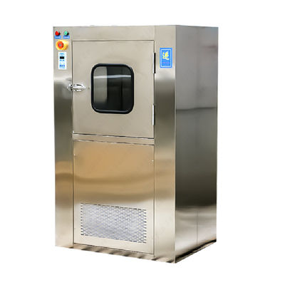 Boîte de débit laminaire en acier inoxydable avec verrouillage à commande manuelle et connexion transparente pour salles blanches