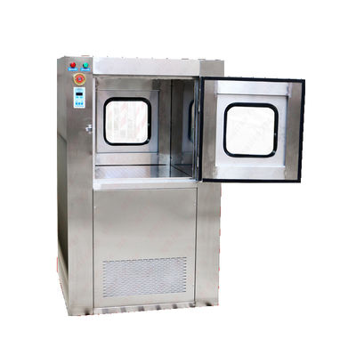 Boîte de débit laminaire en acier inoxydable avec verrouillage à commande manuelle et connexion transparente pour salles blanches