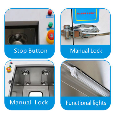 MRJH boîte de passage de douche à Air de porte de verrouillage de commande manuelle à un étage avec finition extérieure Lank intérieur en tôle laminée à froid SS