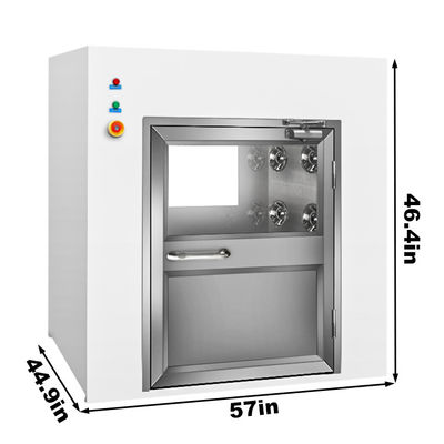 Boîte de passage UV à flux laminaire en acier inoxydable personnalisable pour les applications de salle blanche