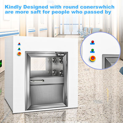 Boîte de passage UV à flux laminaire en acier inoxydable personnalisable pour les applications de salle blanche