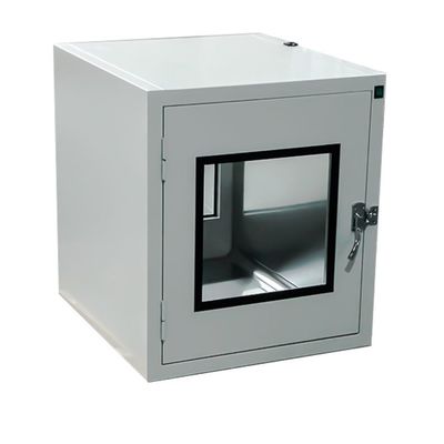 Boîte de passage UV personnalisée avec construction en acier inoxydable 304 et verrouillage mécanique pour les salles blanches