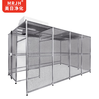 Salle blanche modulaire certifiée GMP de classe 100-10000 Salle libre de poussière portable personnalisable pour une utilisation industrielle