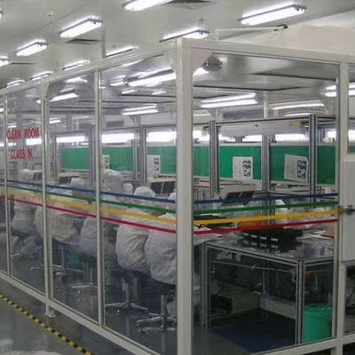 Salle blanche modulaire certifiée GMP de classe 100-10000 Salle libre de poussière portable personnalisable pour une utilisation industrielle