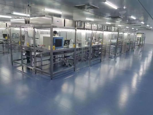 Station de travail modulaire de salle blanche personnalisée avec unités de filtrage HEPA et conformité ISO5~ISO9
