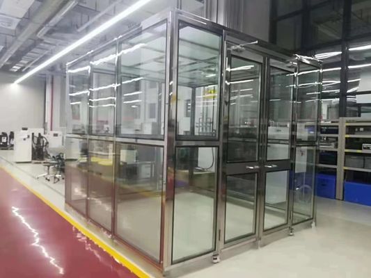 Station de travail modulaire de salle blanche personnalisée avec unités de filtrage HEPA et conformité ISO5~ISO9