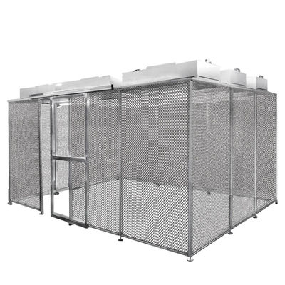 Cabine modulaire de salle blanche personnalisée avec filtration HEPA et conformité ISO 14644 pour le contrôle de la contamination
