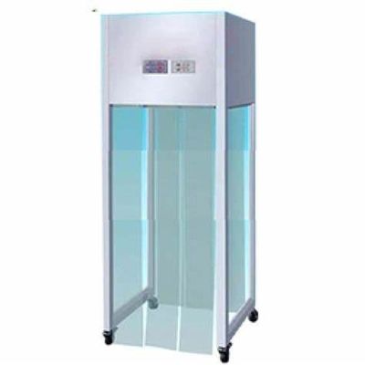 Cabine de prélèvement GMP portable avec plaque d'acier recouverte de poudre SUS304/ et de classe 10000 de propreté pour une vitesse de vent réglable