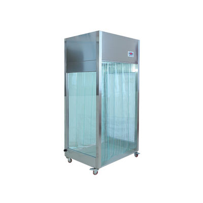 Cabine de prélèvement GMP portable avec plaque d'acier recouverte de poudre SUS304/ et de classe 10000 de propreté pour une vitesse de vent réglable
