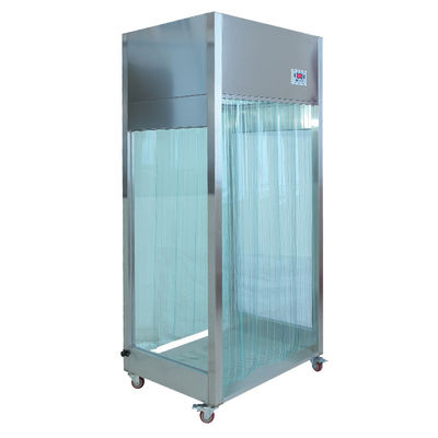 Cabine de prélèvement GMP portable avec plaque d'acier recouverte de poudre SUS304/ et de classe 10000 de propreté pour une vitesse de vent réglable