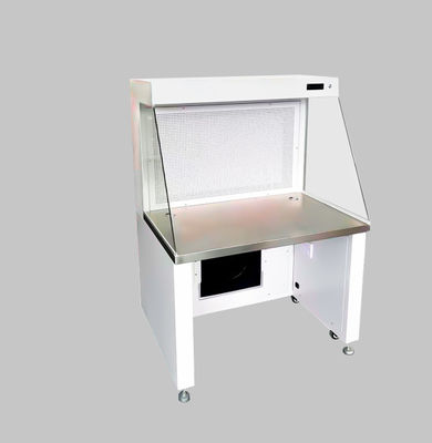 Hotte à flux laminaire horizontal en acier inoxydable avec filtre HEPA et vitesse de l'air de 0,45 m/S