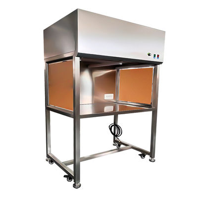 Banc propre de hotte à flux laminaire en acier inoxydable 304 avec une taille de 1200*800*2050 et une propreté de classe 100 à 0,3 um