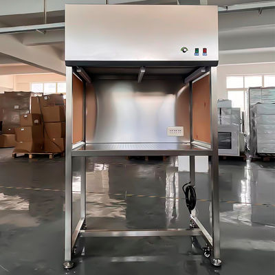 Banc propre de hotte à flux laminaire en acier inoxydable 304 avec une taille de 1200*800*2050 et une propreté de classe 100 à 0,3 um