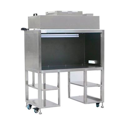 Capuchon laminé en acier inoxydable SUS304 avec classe 100-10000 Propreté et vitesse d'air réglable 0,45 m/s Banquet propre