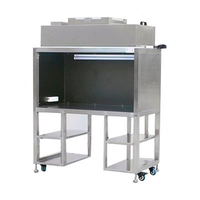 Armoire à flux laminaire en acier inoxydable 304 avec une vitesse de l'air de 0,75 m/s pour un banc propre d'atelier sans poussière