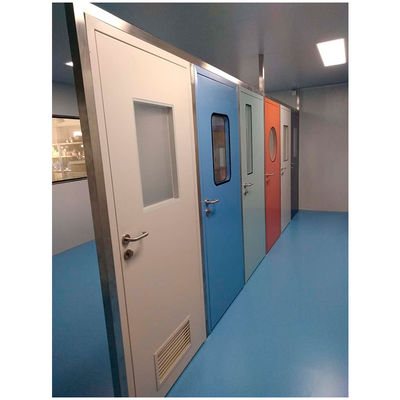 Porte d'hôpital en acier double vitrage en acier inoxydable