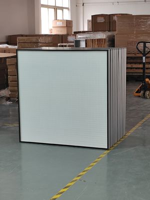 Filtre à air intelligent et respirant HEPA à haut débit avec cadre en aluminium pour une filtration de l'air supérieure