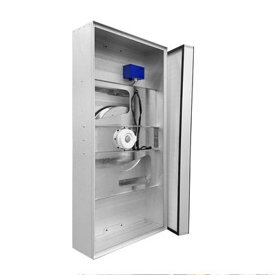 FFU ultra-mince. Système d'air de salle blanche à faible profil pour les laboratoires médicaux. Filtrage HEPA économe en espace et fonctionnement silencieux.