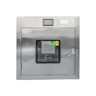 Boîte de passe de salle blanche en acier inoxydable avec verrou électronique