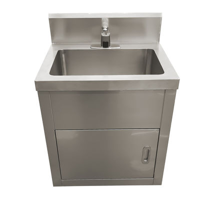 Lavoir à main pour une seule personne en acier inoxydable 304 pour le nettoyage et la désinfection