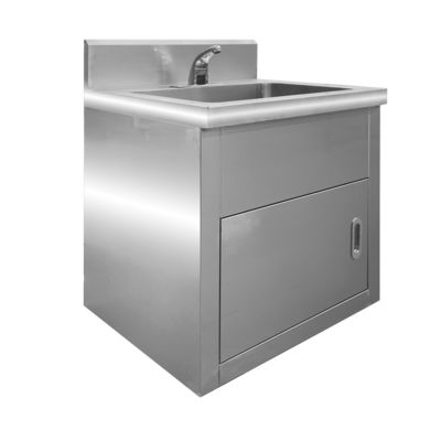 Lavoir à main pour une seule personne en acier inoxydable 304 pour le nettoyage et la désinfection