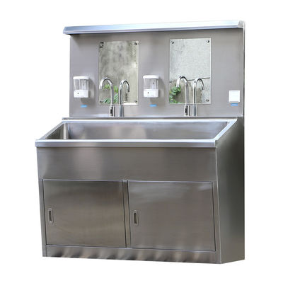 Lavoir à main personnalisable pour deux personnes Options prises en charge en acier inoxydable 304