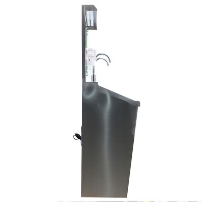 Lavoir à main pour deux personnes en acier inoxydable pour le nettoyage des laboratoires et de l'électronique