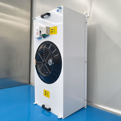 Unité de filtre de ventilateur FFU amovible avec peinture à plaque froide et acier inoxydable 304 pour les systèmes de purification des salles blanches avec vitesse d'air HEPA 0,45-0,75 m/s