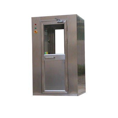 Douche d'air ISO 14644 304 en acier inoxydable et double jet Conception compacte pour une seule personne