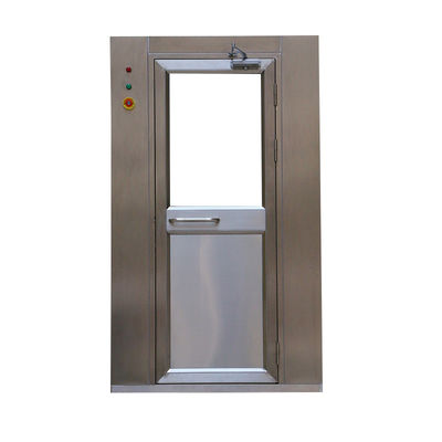 Douche d'air ISO 14644 304 en acier inoxydable et double jet Conception compacte pour une seule personne